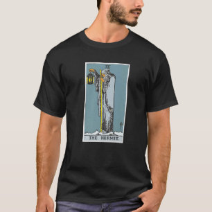Die Hermit-Tarot-Karte okkult glaubt Divination Ma T-Shirt