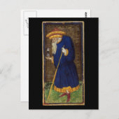 Die Hermit-Tarot-Karte Postkarte (Vorne/Hinten)