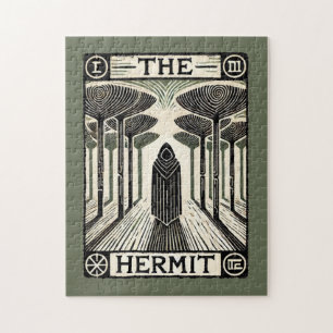 Die Hermit-Tarot-Karte Puzzle