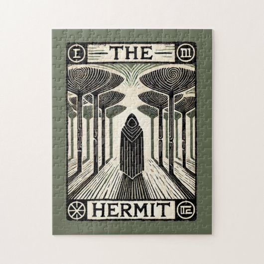 Die Hermit-Tarot-Karte Puzzle (Vertikal)
