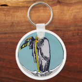 Die Hermit-Tarot-Karte Schlüsselanhänger (Vorderseite)