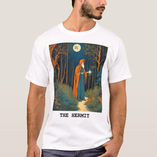 DIE HERMIT - TAROT-KARTE T-Shirt (Vorderseite)