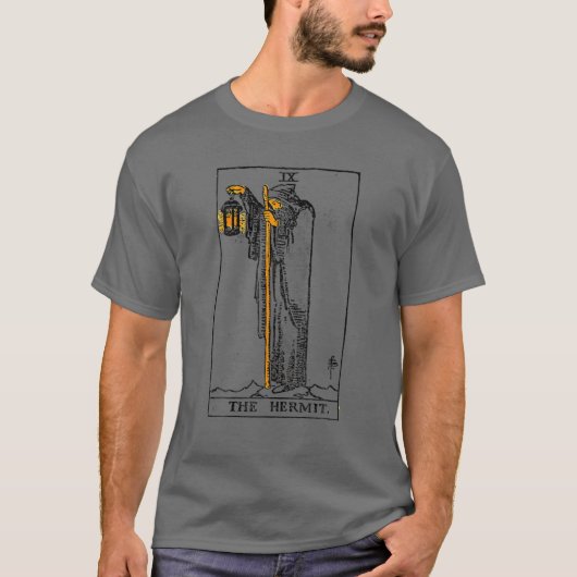 Die Hermit-Tarot-Karte Vintag T-Shirt (Vorderseite)