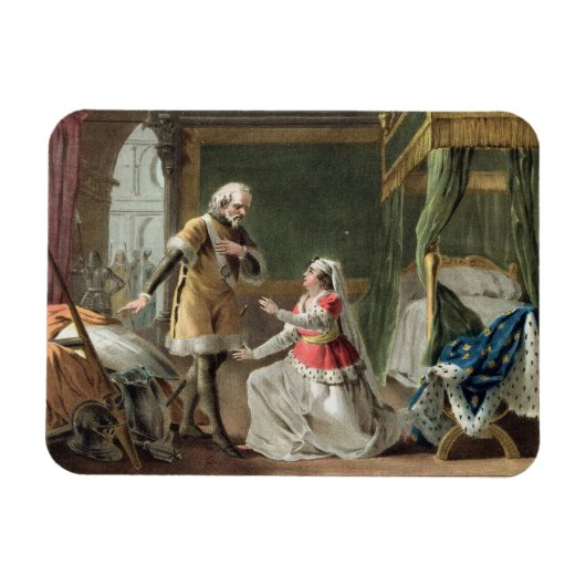 Die heroische Hingabe des Marguerite der Provence Magnet (Horizontal)