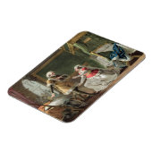 Die heroische Hingabe des Marguerite der Provence Magnet (Linke Seite)