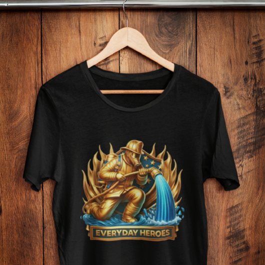 Die heroischen Flammen kämpfen Flammen T-Shirt