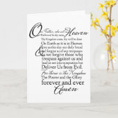 Die Herren beten Christliche leere Begrüßung der T Karte (Gelbe Blume)