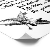 Die Herren Gebet Unser Vater Bibelzitate Poster (Ecke)