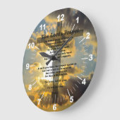 Die Herren im Gebet Große Wanduhr (Winkel)