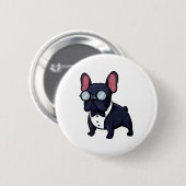 Die Herren in Frankreich Button (Vorne & Hinten)