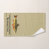 Die herrliche Bachforelle für Fliegenfische Badhandtuch Set (Handtuch)