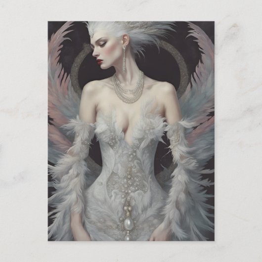 Die herrliche Swan Prinzessin Postkarte (Vorderseite)