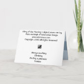 Die Herrlichkeit des Morgens 1 Karte (Rückseite)