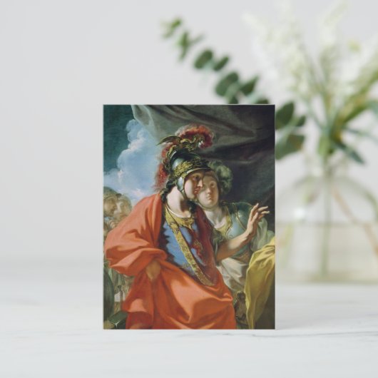 Die Herrschaft Alexander des Großen Postkarte (Stehend Vorderseite)