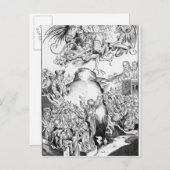 Die Herrschaft des Antichrist Postkarte (Vorne/Hinten)