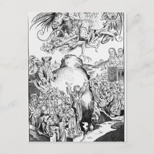 Die Herrschaft des Antichrist Postkarte (Vorderseite)