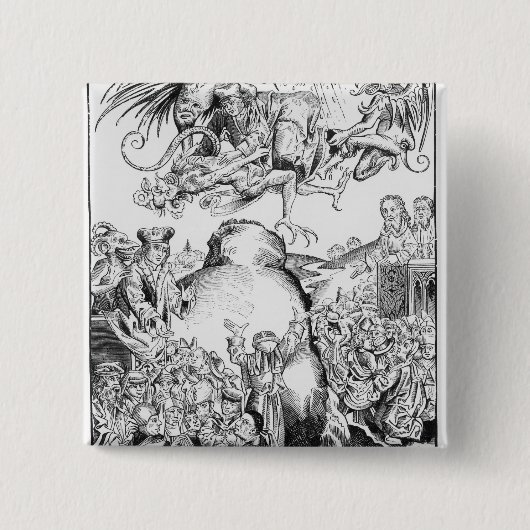 Die Herrschaft des Antichristen Button (Vorderseite)