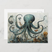 Die Herrschaft des Leviathan Postkarte (Vorne/Hinten)