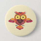 Die hervorragende Eule Button (Vorderseite)