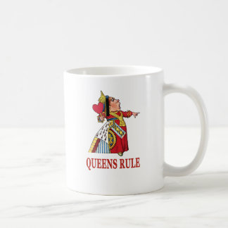 Die Herz-Königin sagt "Königinnen regieren" Kaffeetasse