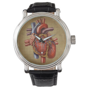 die Herz-Uhr Armbanduhr