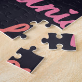 Die Herzen der Mädchen, die Worte nahtlos. Puzzle (Seite)