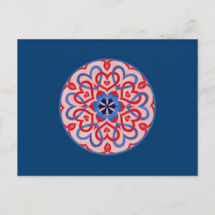 Die Herzen verflochten Postkarte