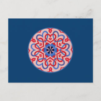 Die Herzen verflochten Postkarte