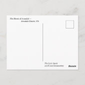 Die Herzen von Avondale Postkarte (Rückseite)