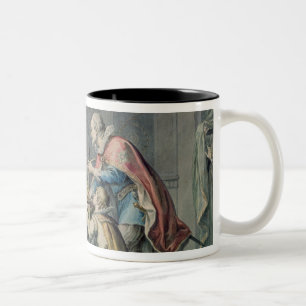Die Herzöge von Northumberland und von Suffolk Zweifarbige Tasse