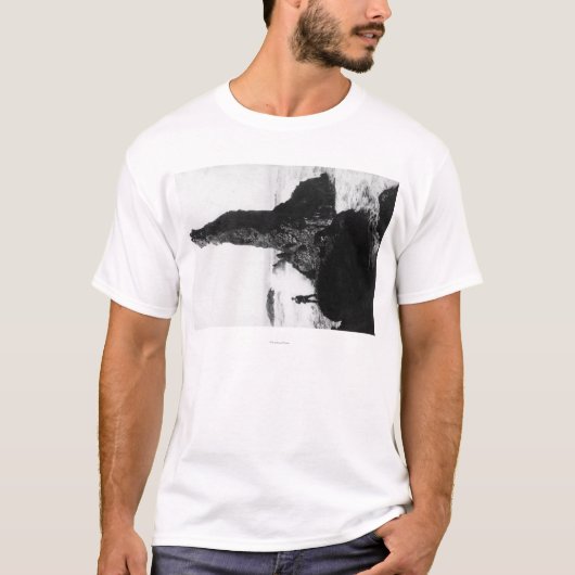 Die Herzogin Rock in Newport, Oregon T-Shirt (Vorderseite)