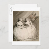 Die Herzogin von Devonshire und ihre Schwester, de Postkarte (Vorne/Hinten)
