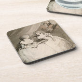 Die Herzogin von Devonshire und ihre Schwester, Untersetzer (Linke Seite)