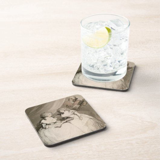 Die Herzogin von Devonshire und ihre Schwester, Untersetzer (Rechte Seite)