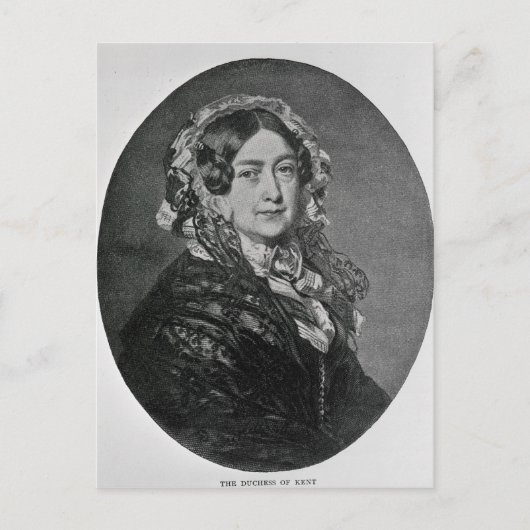 Die Herzogin von Kent Postkarte (Vorderseite)