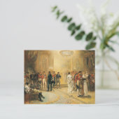 Die Herzogin von Richmond's Ball im Jahr 1815 Postkarte (Stehend Vorderseite)