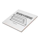 Die Heugabel des Teufels (optische Täuschung) Fliese (Seite)