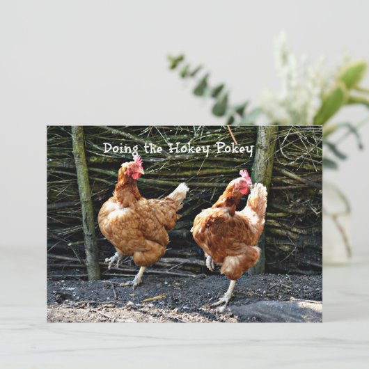 Die Heuschrecken, die Heuschrecken, Karte (Stehend Vorderseite)