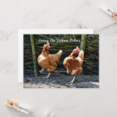 Die Heuschrecken, die Heuschrecken, Karte (Vorderseite/Rückseite Beispiel)