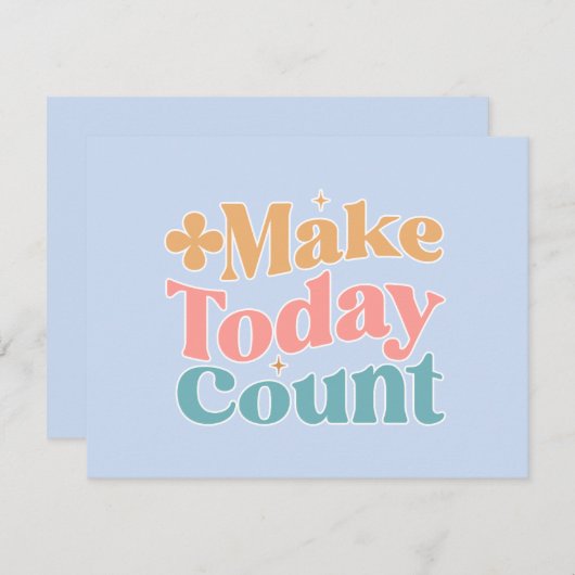 Die heute zählende Inspirationsratskarte (Vorne/Hinten)