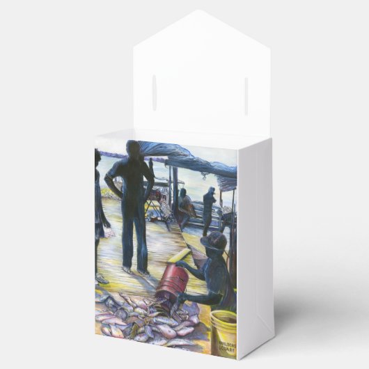 Die heutige Speisekarte, Hafen Insel Geschenkschachtel (Geöffnet)