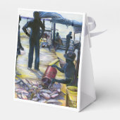 Die heutige Speisekarte, Hafen Insel Geschenkschachtel (Rückseite)