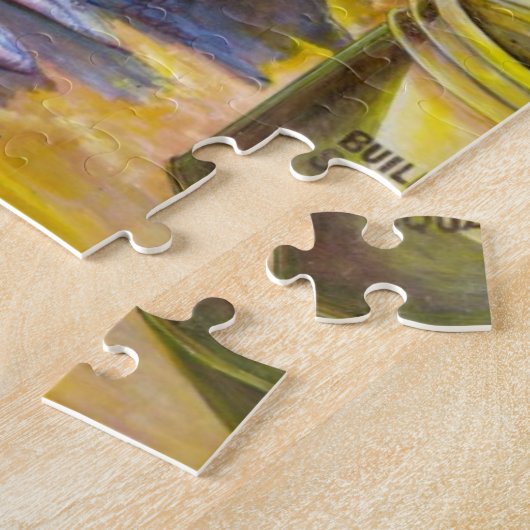 Die heutige Speisekarte, Hafen Insel Puzzle (Seite)