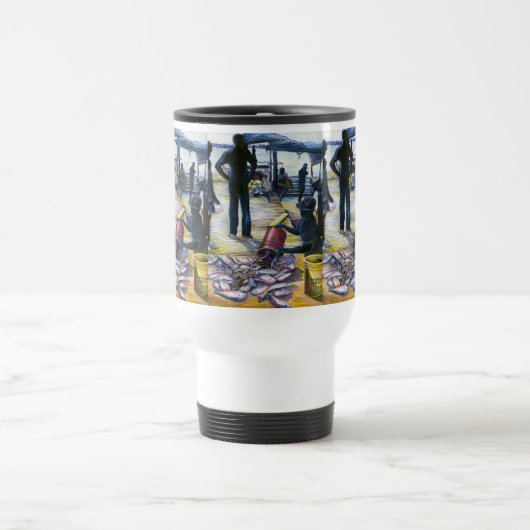 Die heutige Speisekarte, Hafen Insel Reisebecher (Mittel)