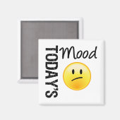 Die heutige Stimmung enttäuscht Magnet (Vorderseite/Rückseite)