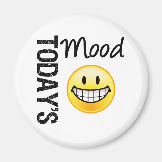 Die heutige Stimmung ist sehr glücklich Emoticon Magnet