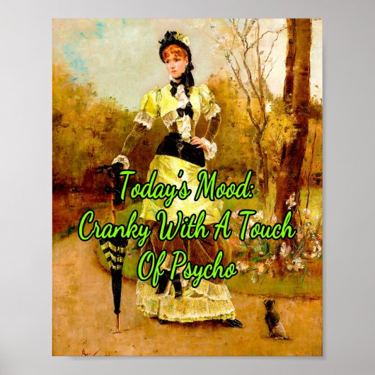 Die heutige Stimmung: La Parisienne von Alfred Ste Poster (Vorne)