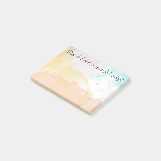 Die heutigen Ziele| Oberste Prioritäten Post-it Klebezettel (angewinkelt)