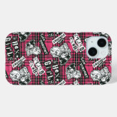 Die Hex Girls punk Kariertes Muster Case-Mate iPhone Hülle (Rückseite (Horizontal))