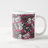 Die Hex Girls punk Kariertes Muster Jumbo-Tasse (Rechts)